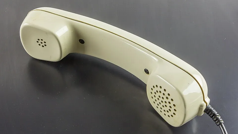 電話の受話器